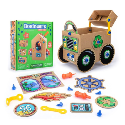 Set de creatie Boxineers - Vehicule din carton