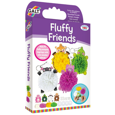 Set de fabricare brelocuri Fluffy Friends pentru copii