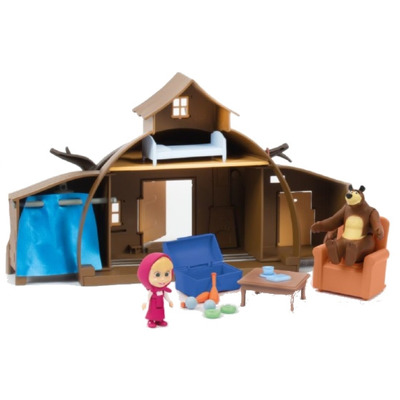 Set de Joaca Casuta Ursului din Masha si Prietenii