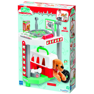 Set de joaca clinica veterinara cu catelus de plus