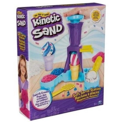 Set de Joaca Creativ Spin Master cu Nisip Kinetic-Aparatul de Inghetata