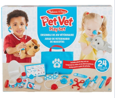 Set de joaca doctor veterinar, Melissa Doug