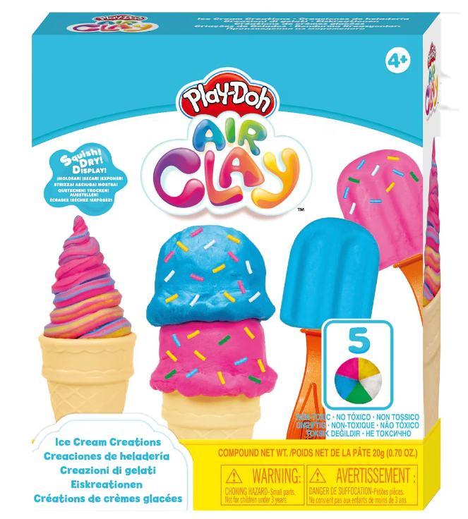 Set de joaca Play-Doh Air Clay - Atelierul de inghetata