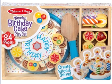 Set de joaca tort aniversar, Melissa Doug