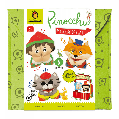Set de Teatru de Papusi Origami – Pinocchio, +5 ani, Ludattica