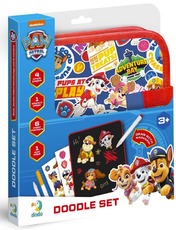 Set desen pentru calatorii - Patrula Catelusilor