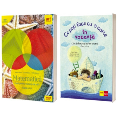 Set Educational Vacanta Clasa a V-a: Lectura Creativa si Exercitii Matematica