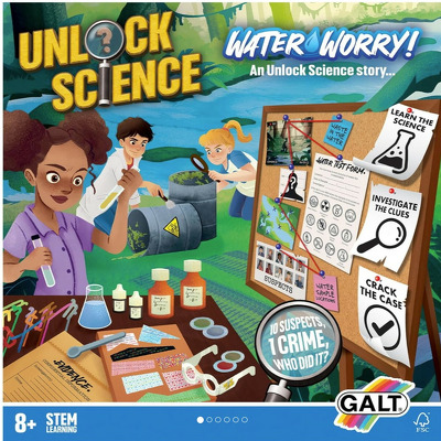 Set experimente Unlock Science: Cine polueaza apa?