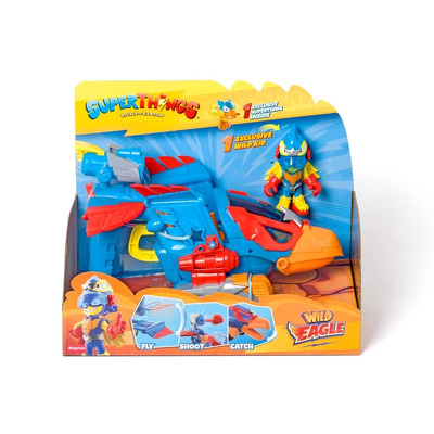 Set figurina cu vehicul SUPERTHINGS - Wild Eagle