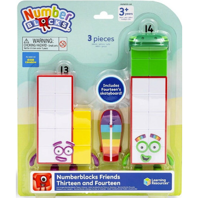 Set figurine Numberblocks - Treisprezece si Paisprezece