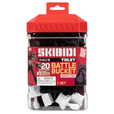 Set figurine Skibidi Toilet S1 Battle Bucket 20 mini figurine