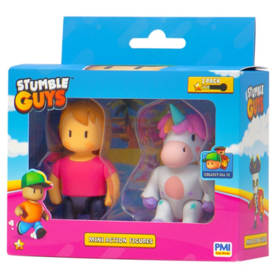 Set Figurine Stumble Guys 2 buc Mr Stumble Bluza Roz + Sprinkles