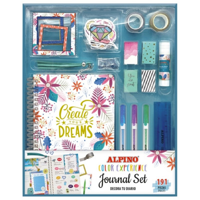 Set jurnal Alpino Color Experience cu accesorii