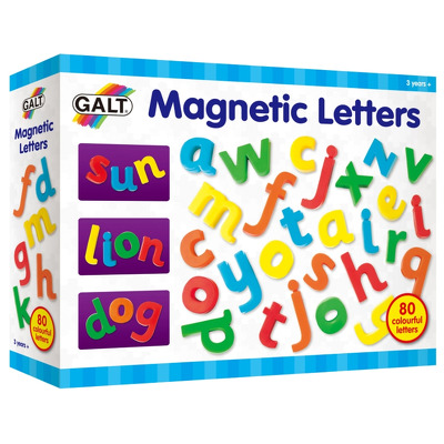 Set litere magnetice, 80 piese