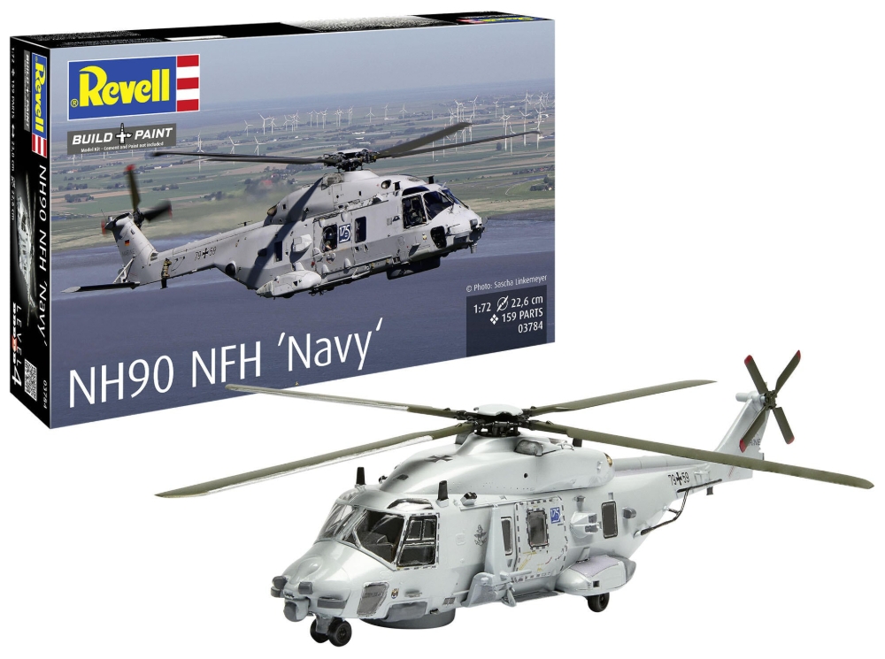 Set macheta Revell elicopter NH90 NFH Marina. Kit constructie elicopter militar modern