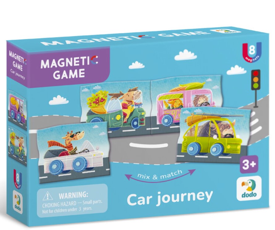 Set magnetic - Calatorie cu masina