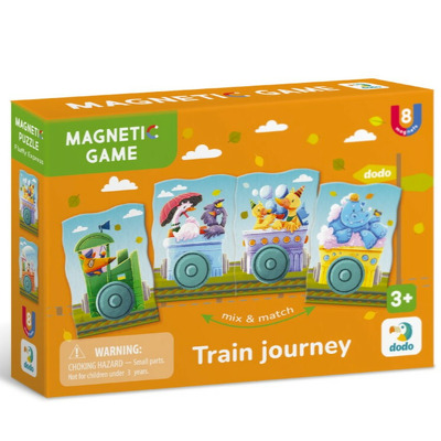 Set magnetic - Calatorie cu trenul