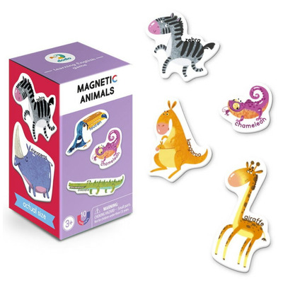 Set magnetic - Invat animalutele in limba engleza