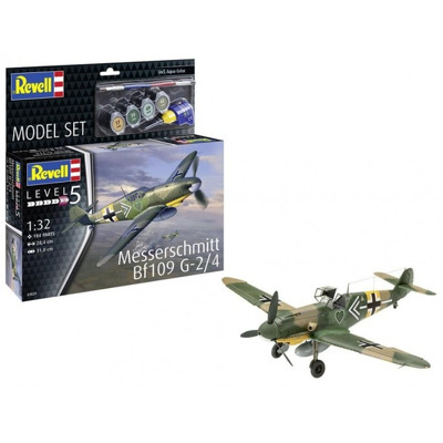Set model Messerschmitt Bf 109 G-2/4, Revell, 1:32, detalii precise, 384 x 365 mm