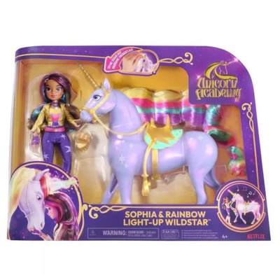 Set papusa Sophia si unicorn Rainbow, Unicorn Academy