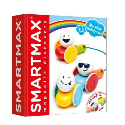 Set piese magnetice Smartmax, My First wobbly cars, +12 luni