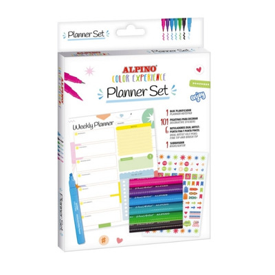Set planificare activitati Alpino Color Experience cu accesorii
