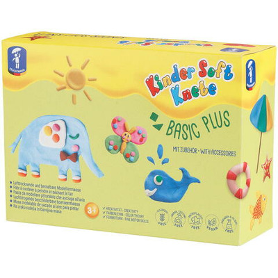 Set plastilina non-toxica Kinder - Basic Plus