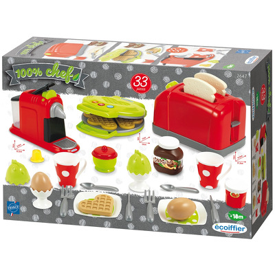 Set prajitor de paine si aparat de cafea, 33 accesorii