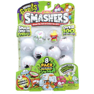 Set Zuru 8 Figurine Tragic Toilet si Noodles in Mingiute Smashers Ochi