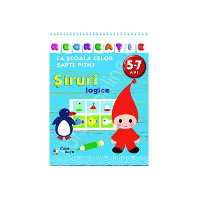 Siruri logice, caiet de lucru 5-7 ani
