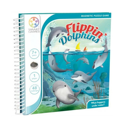 Smart Games - Flippin Dolphins, joc de logica cu 48 de provocari, 6 ani+