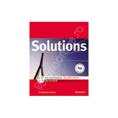 Solutions Pre-Intermediate Students Book with MultiROM