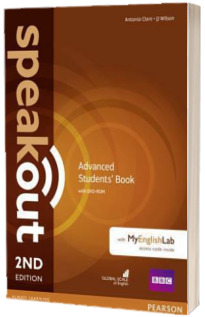 Speakout Advanced 2nd Edition Students Book with DVD-ROM and MyEnglishLab Access Code Pack