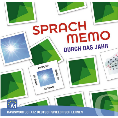 Sprachmemo Deutsch. Durch das Jahr Sprachspiel A1