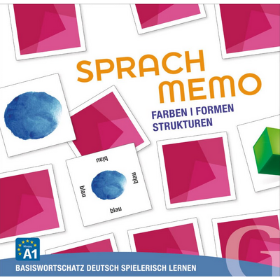 Sprachmemo Deutsch. Farben, Formen, Strukturen Sprachspiel A1