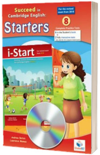 Starters Pack (Succeed in Starters  2018 Format  8 TESTS and i-Start) Students books with Audio CD and Answer Key