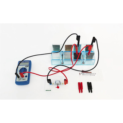 Statie de lucru electrochimie cu bloc de celule si multimetru