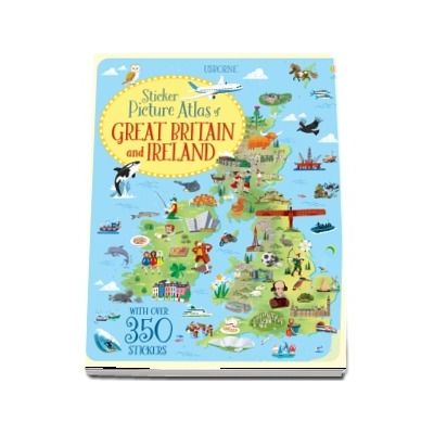 Sticker picture atlas of Great Britain and Ireland