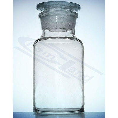 Sticla pentru reactivi, transparenta, gat larg si dop rodat 1000ml