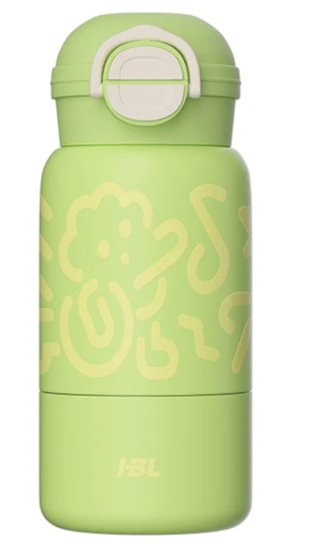 Sticla-termos pentru copii Techsuit THM8, otel inoxidabil 316, 520 ml, verde