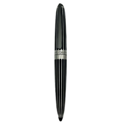 Stilou Aero, cu penita M, aurita 14kt. - stripes black