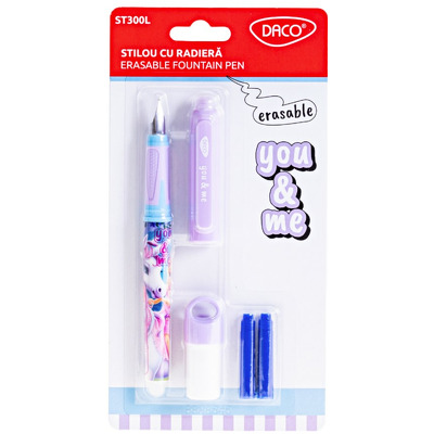 Stilou cu radiera You&Me Lila