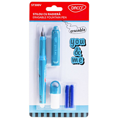 Stilou cu radiera You&Me Verde Stilou cu radiera You&Me Verde