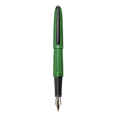 Stilou Diplomat Aero, cu penita M, aurita 14kt. - green - limited edition