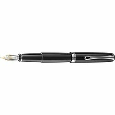 Stilou DIPLOMAT Excellence A2, cu penita M, aurita 14kt. - Black Lacquer