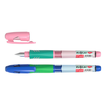 Stilou Duo Color cu Design Bicolor