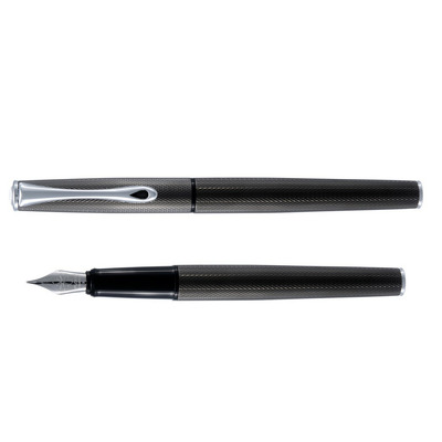 Stilou Esteem, cu penita B, din otel inoxidabil - black Barley