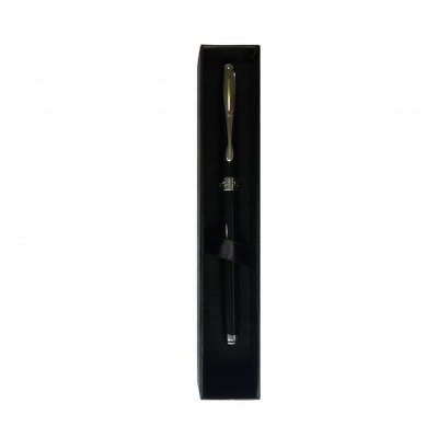Stilou metalic negru in cutie