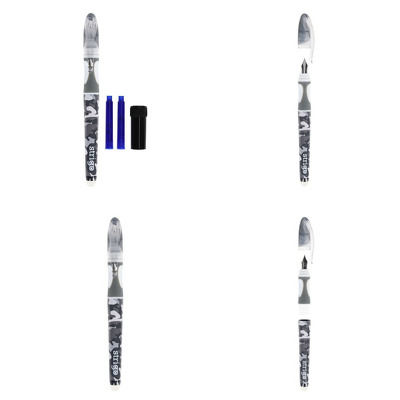 Stilou Strigo cerneala cu stergere + 2 rezerve + dispozitiv curatare, in blister, Desert