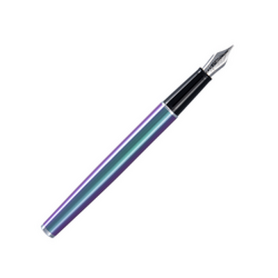 Stilou Traveller, cu penita M, din otel inoxidabil - funky petrol